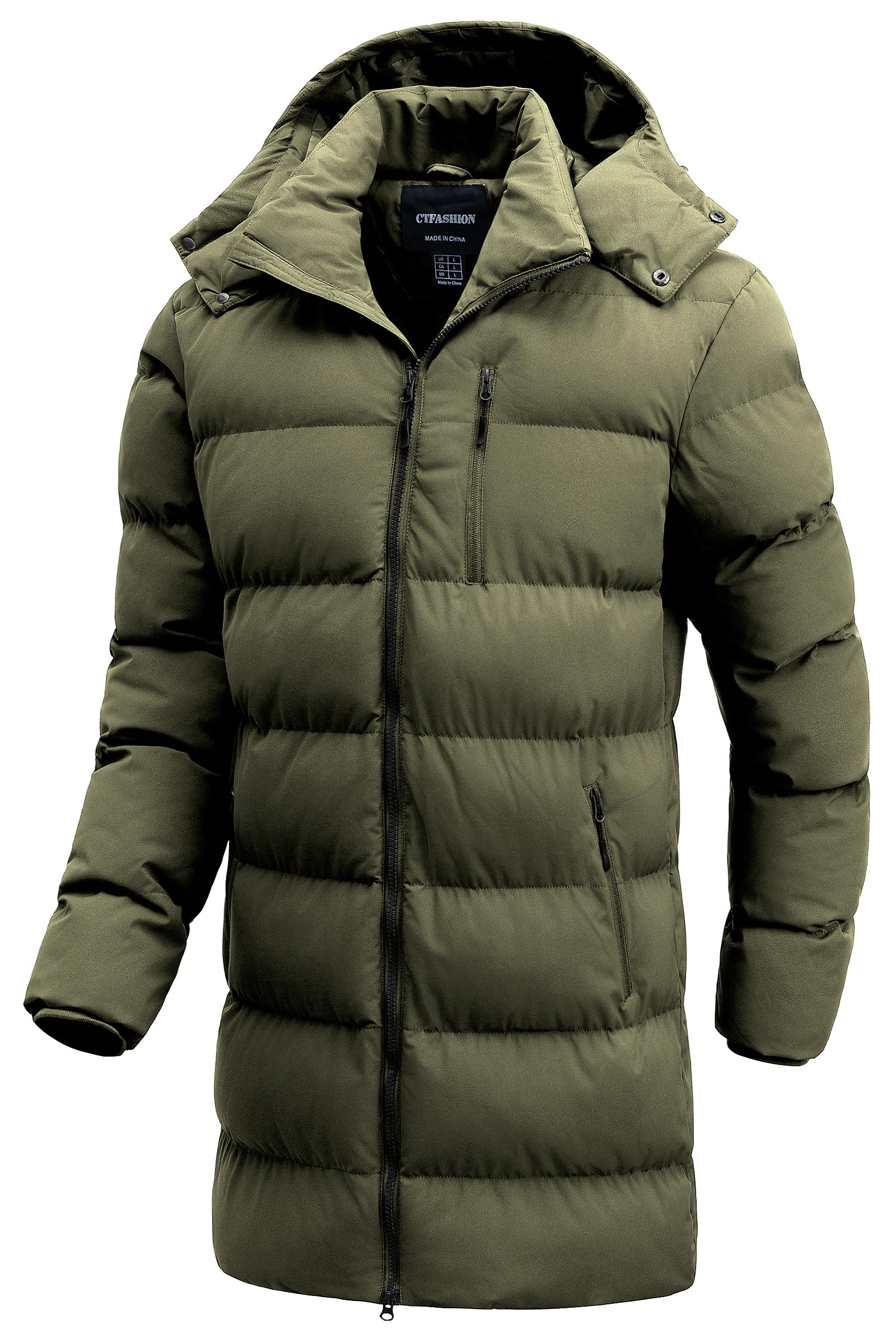 Men's Winter Coat Long Puffer Jacket