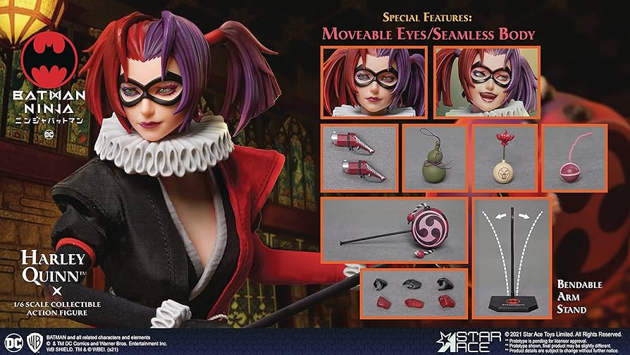 アメコミ HARLEY QUINN 1/12 scale アメコミ HARLEY QUINN 1/12 scale MezcoToyz 1/12 Harley Quinn