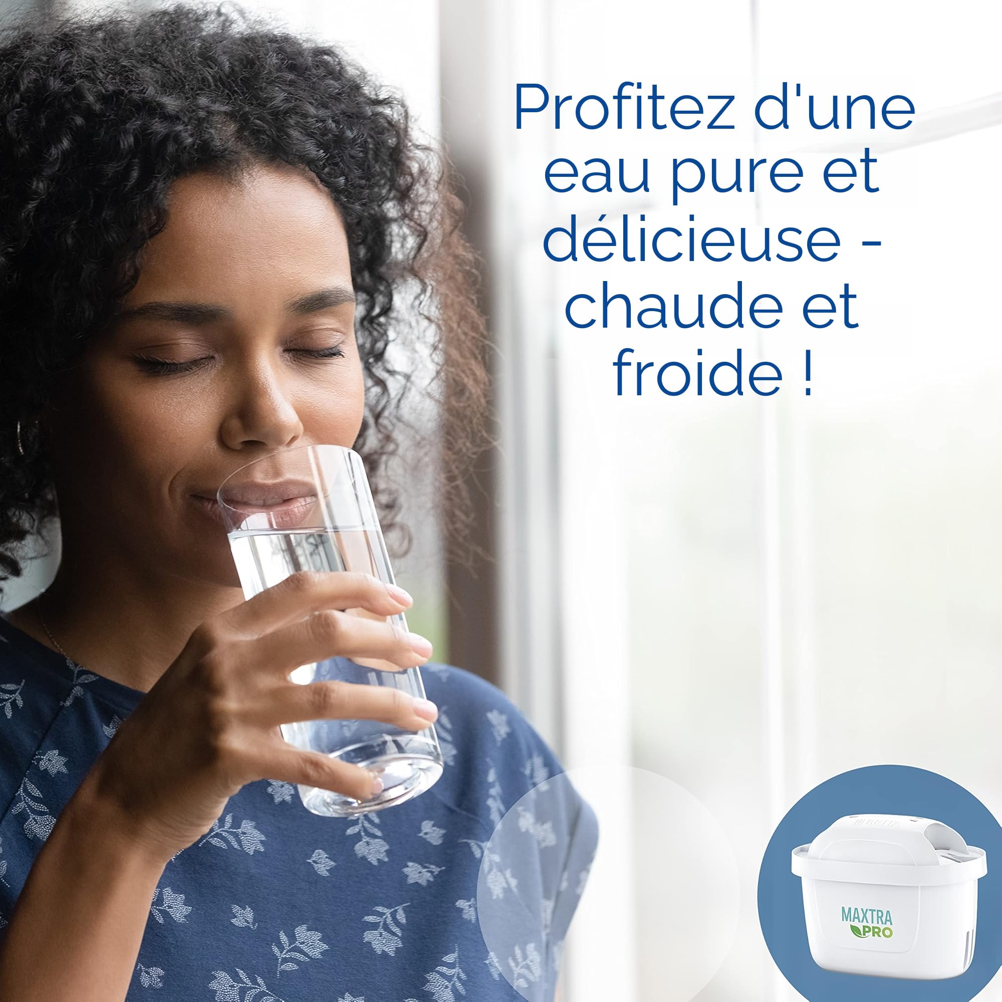 Brita Flow 125356 Set de filtres à économie d'eau 8.2 l blanc, pétrole