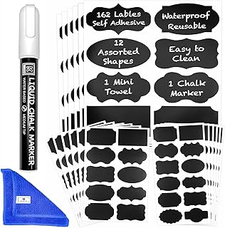 28 Entrance Shoe Storage Ideas For A Clean, Welcoming Entryway 162 Chalkboard Labels for Jars 162pcs - Waterproof Reusable Chalk Sticker La...