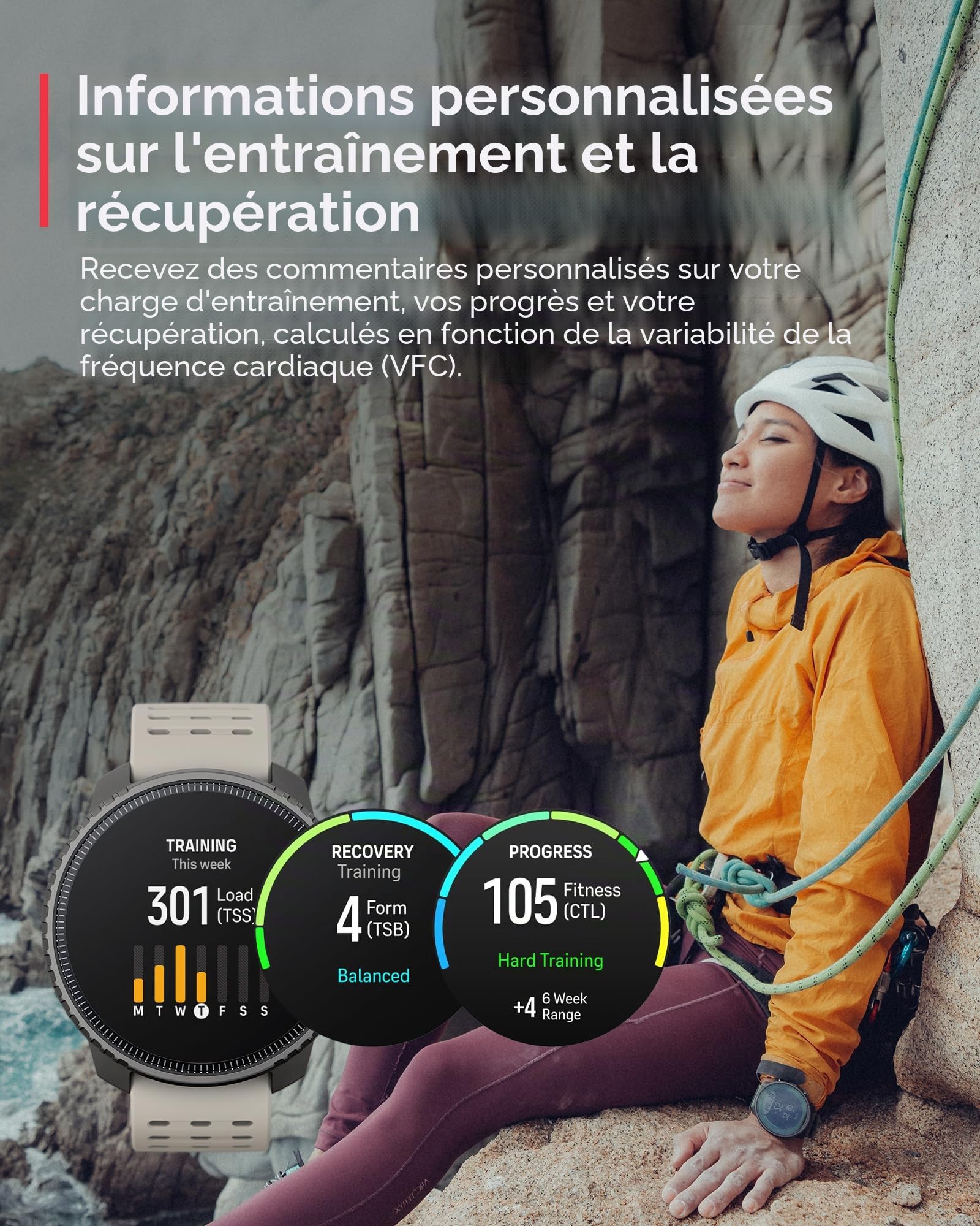 SUUNTO Verticale : Montre GPS d'aventure, Grand écran, Cartes Hors Ligne, Charge Solaire