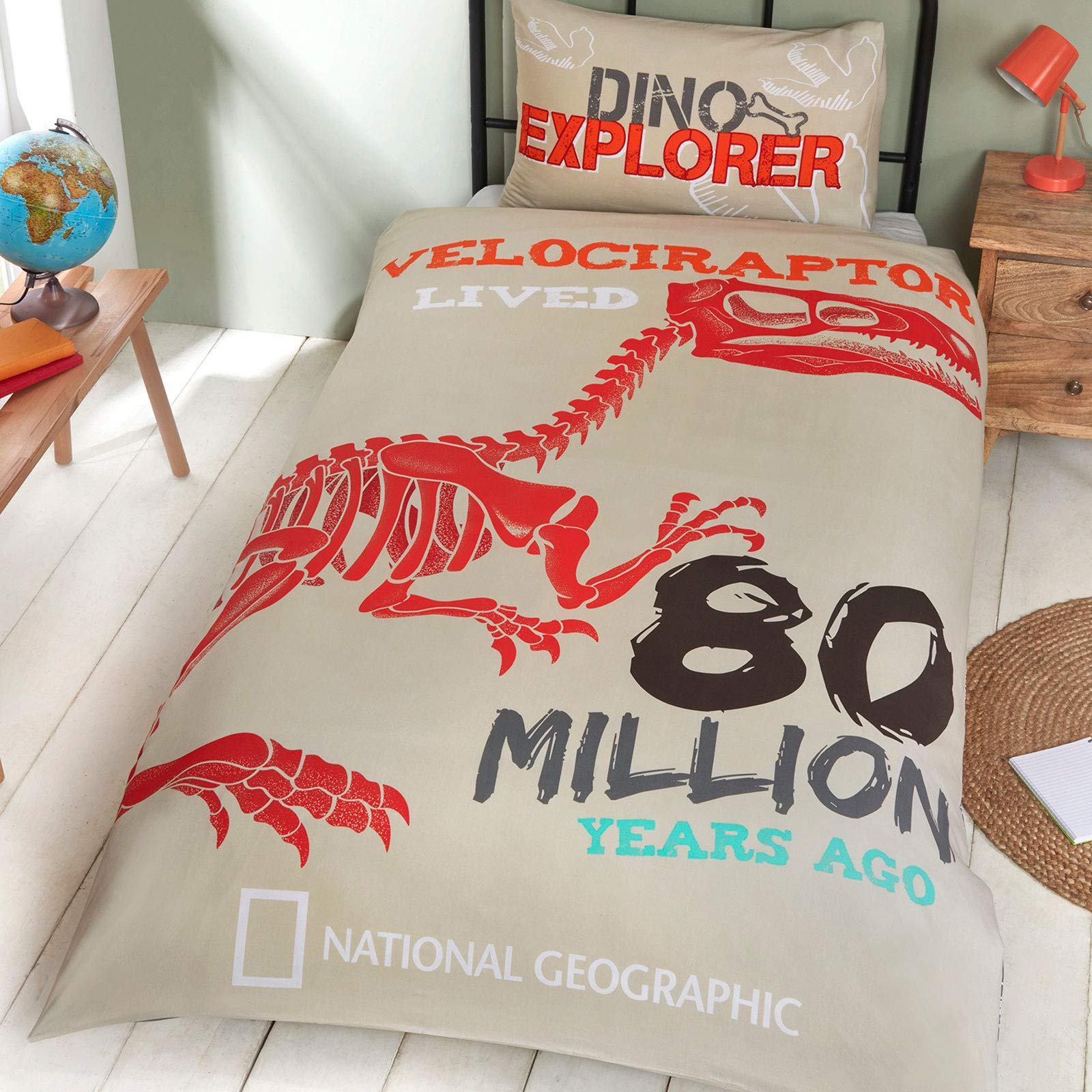 Character Linens National Geographic 'Raptor' Single Duvet Set