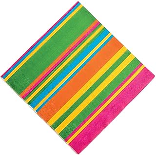 Fun Express - Fiesta Party Lunch Napkins for Cinco de Mayo - Party Supplies - Print Tableware - Print Napkins - Cinco de Mayo - 16 Pieces