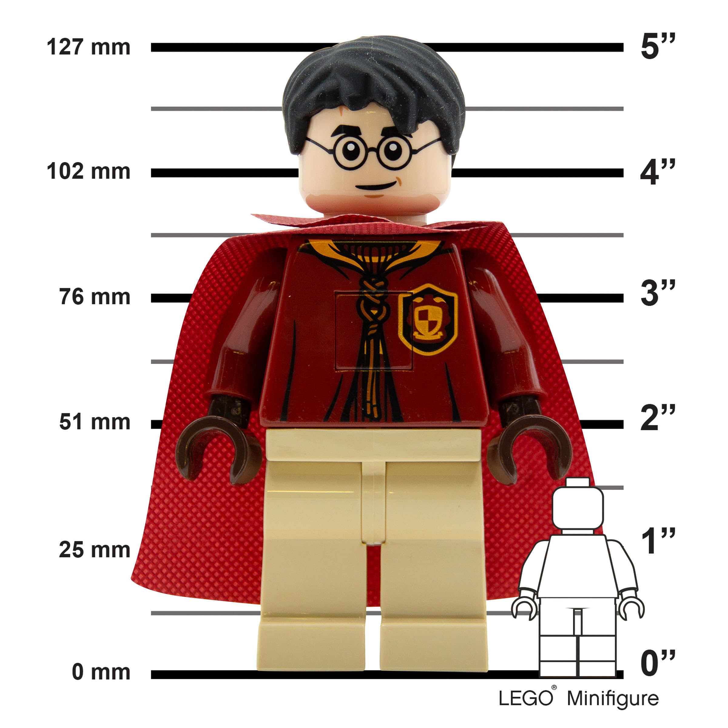 Lego Harry Potter LED Torch Flashlight - Harry Potter Quidditch - 5 Inch Tall Figure (TO50)