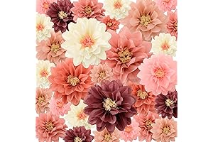 18 Pcs Mexican Paper Flowers