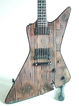 metallica carl de james hetfield kolekcja miniaturowa gitara