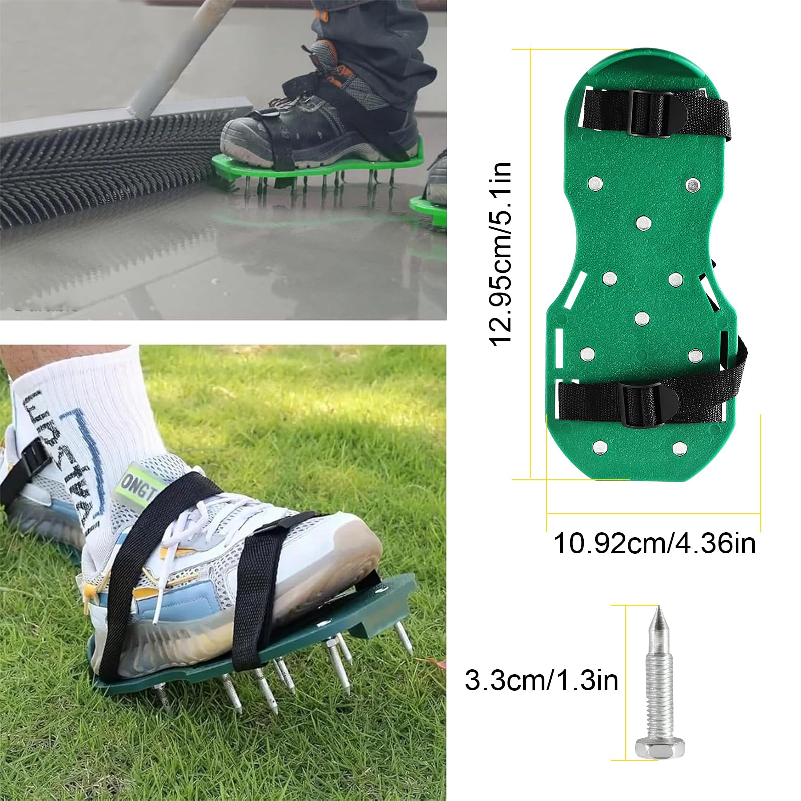 Kit di strumenti per il cemento autolivellante, Scarpe a spillo per pavimenti epossidici, Rullo a spuntoni per autolivellamento, per Livellare la Parete del Pavimento