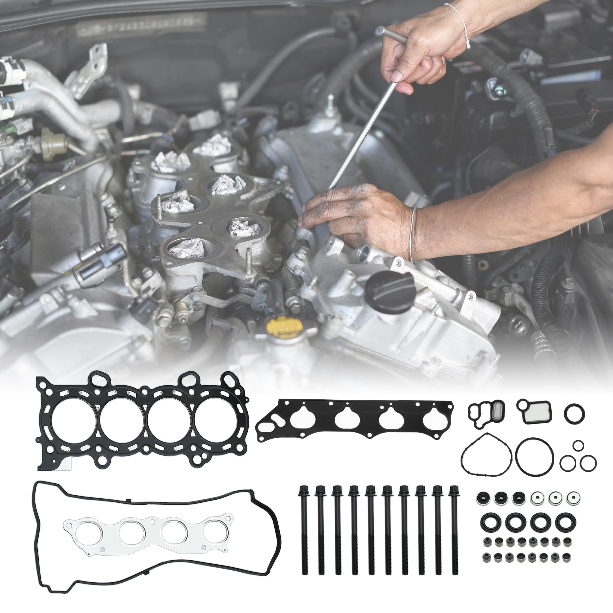 QUARKZMAN 1 Set Guarnizione Testata Motore per Honda CR-V 02-06
