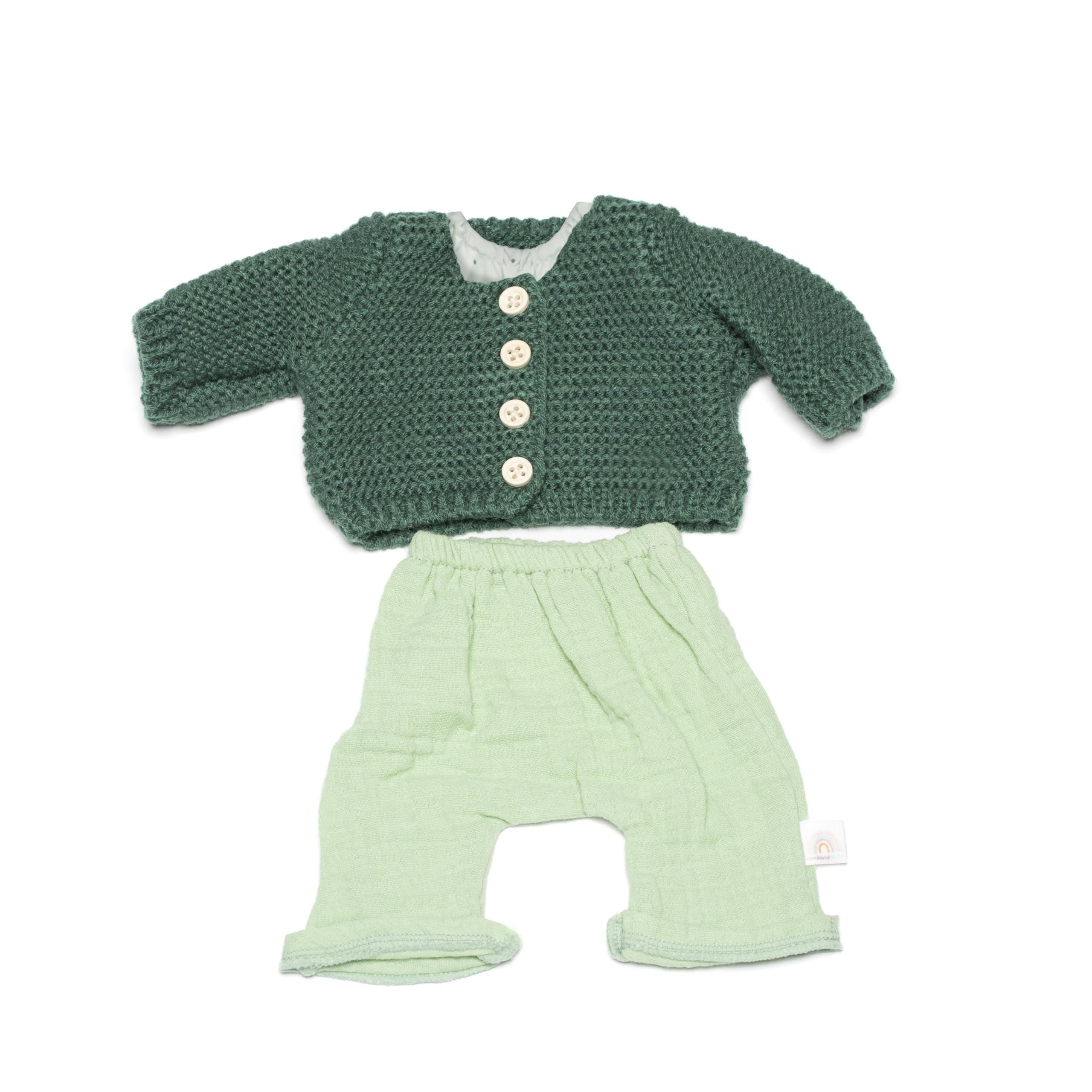 Miniland Clothes for Dolls 15" Forest Boy Set