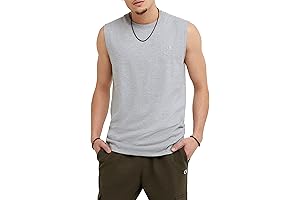 Men's Cotton Sleeveless Muscle Tank, Classic for Regular or Big & Tall