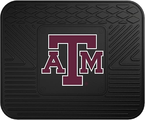 FANMATS 10081 Texas A&M Aggies Back Row - Tapete utilitario para automóvil, 1 pieza, 14 x 17 pulgadas, protección para todo tipo de clima, ajuste