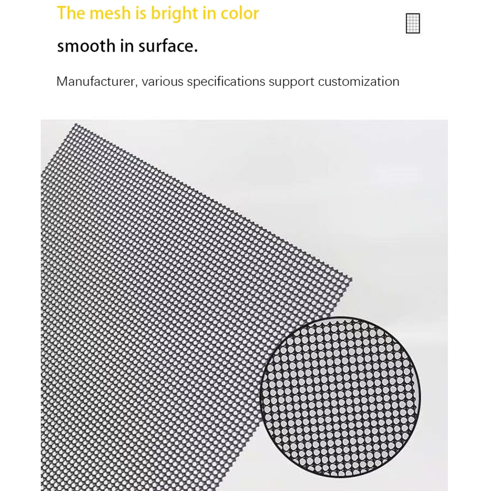 TGBHM Stainless Steel Window Screen Roll Stainless Steel Woven Wire Mesh Filtration Cloth Security Door Screen Mesh for Home-Made Window Screens,0.7x2m