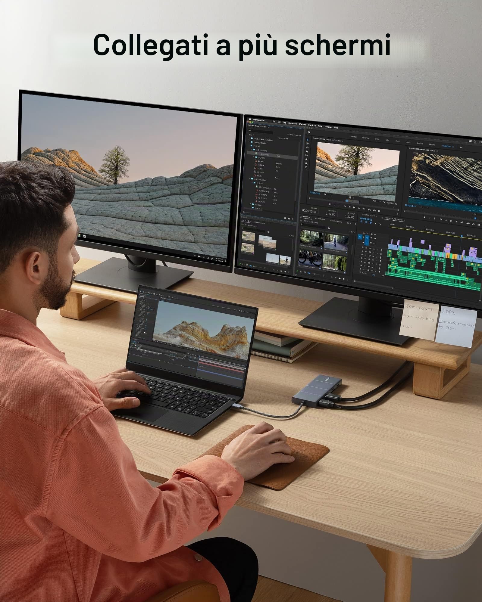 Anker Innovations A83880a1 Hub Di Interfaccia Usb TipO-C 10000 Mbit/s Grigio (anker 565 11-Port UsB-C Hub Extern Gra)