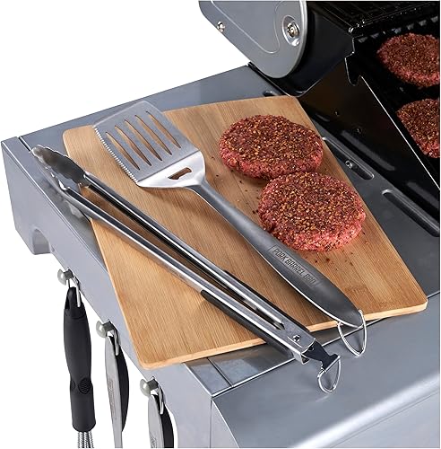 Miniatura 5 de Pork Barrel BBQ Juego de herramientas para parrilla, accesorios de parrilla de acero inoxidable de alta calidad, herramientas de parrilla y