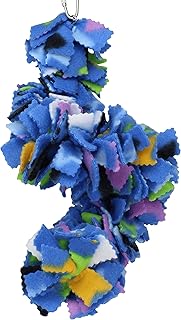 Bonka Bird Toys 1796 Twist Fluff Colorful Fleece Fluffy Cuddle Parrot Cockatoo African Grey Quaker