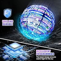 Vista 3 de Bola de orbe voladora 2023 Hover Boomerang Ball 6 efectos de iluminación, juguetes geniales, regalo para niños de 678910 años o más, juguete de bola