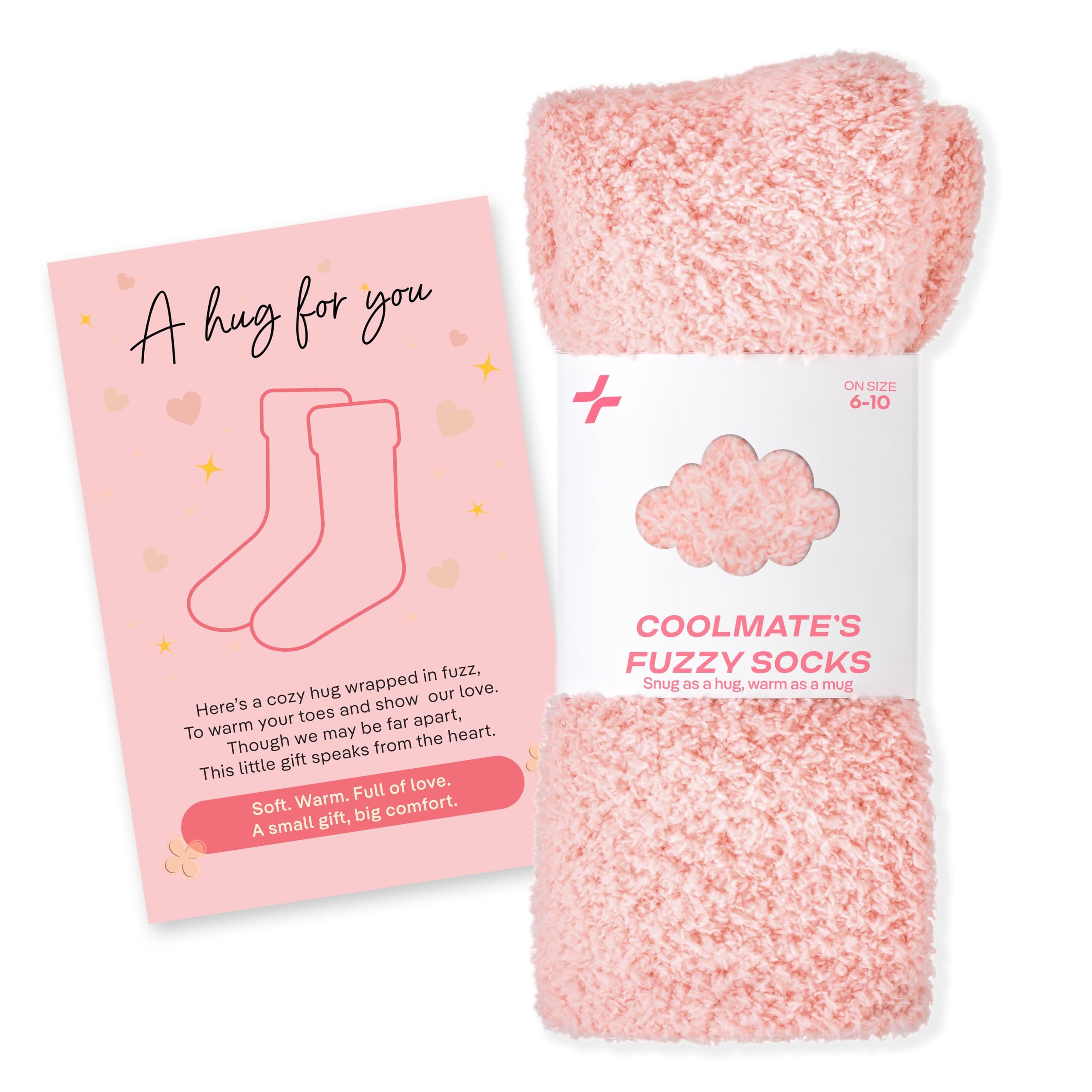 COOLMATE Fuzzy Socks for Women Gift Box – Cozy Soft Cloud Socks for Spa Home, Mother’s Day Gifts for Mom Grandma