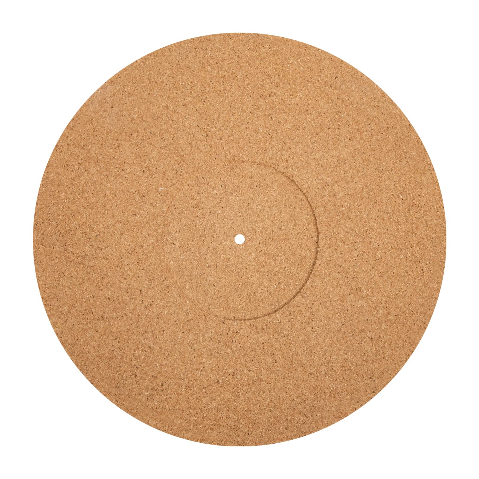 SWOOMEY Cork Vinyl Record Mat Thick Protective Pad for Turntable Vinyl Disc Durable Antistatic Design Replacement for Record Players Easy to Use Home Disc Mat