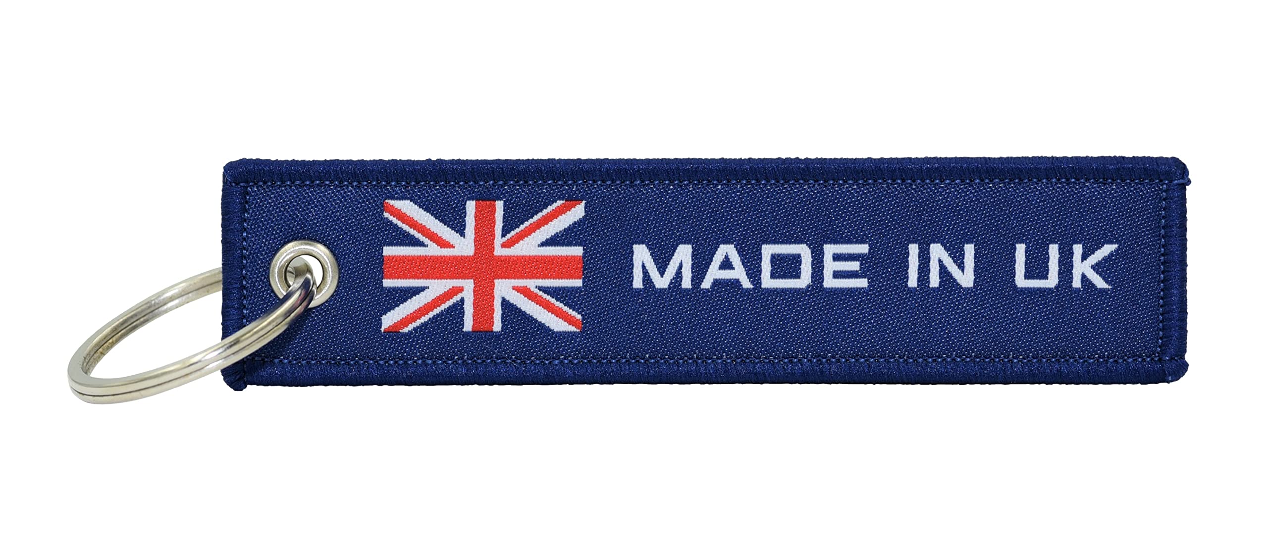 Great 1 Products Country Flag Made In Keychain Tag with Key Ring - Keys, Cars, Trucks, Motorcycles, Gifts - EDC