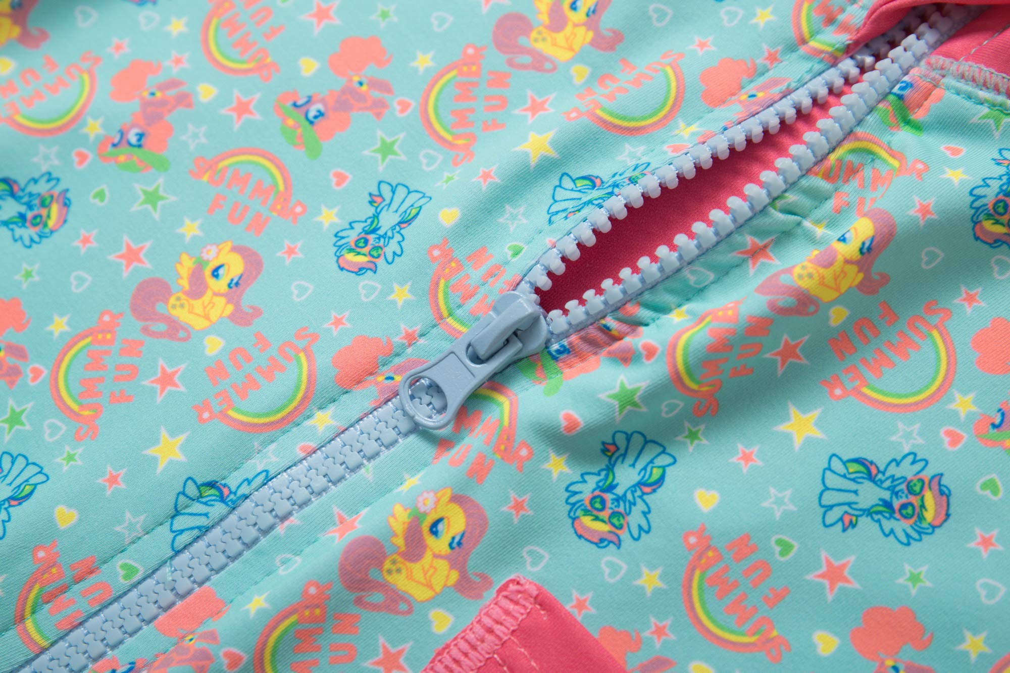 BONVERANO Bébé Maillot de Bain Une pièce à Manches Longues pour bébés Filles Protection UV 50+ One Zip