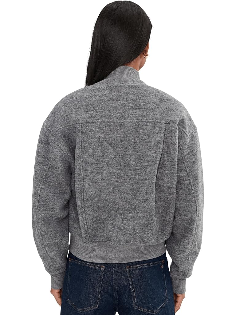 Gray Madewell Coho Zip Bomber Jacket
