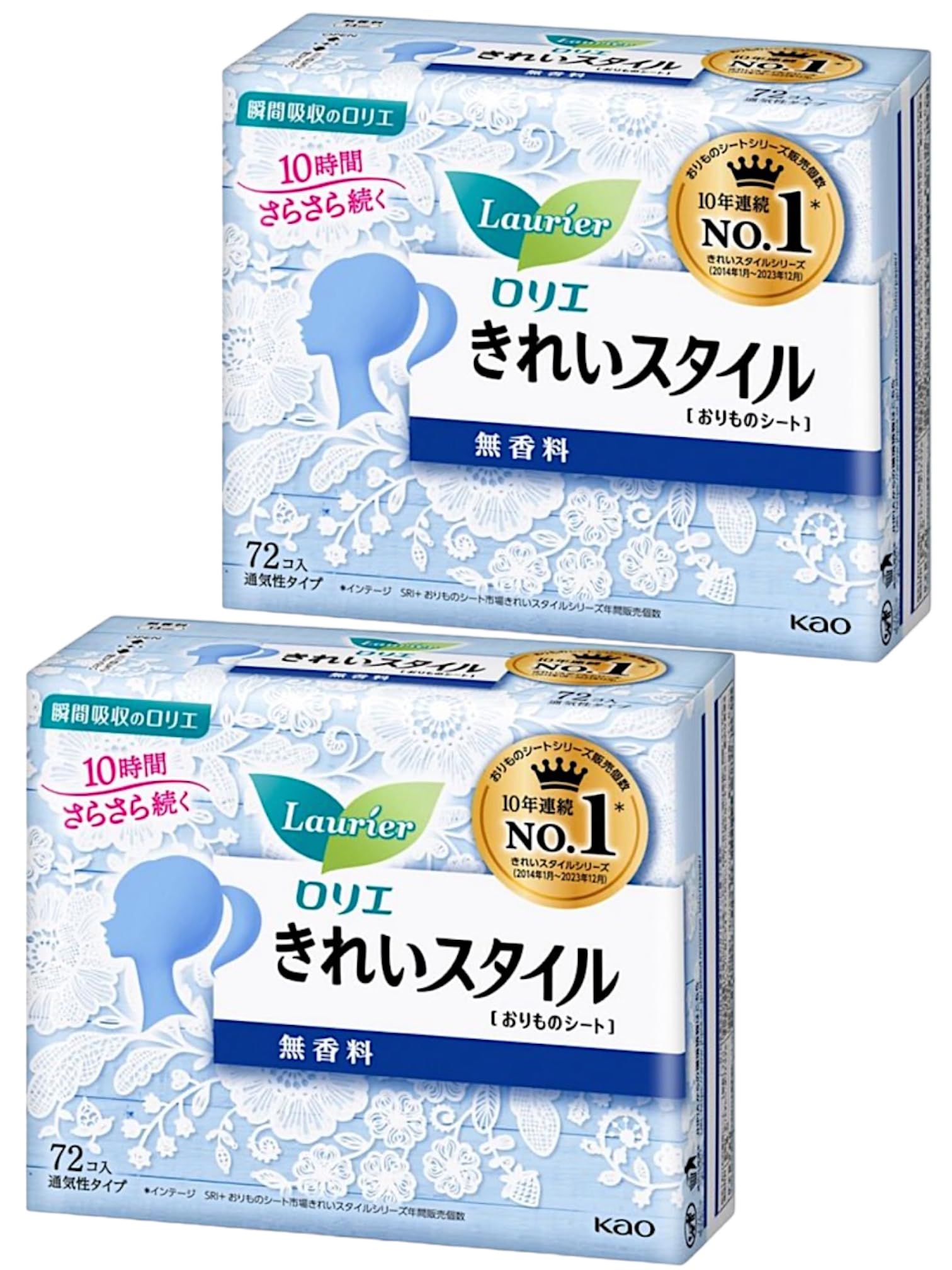 Amazon | ロリエ キレイスタイル おりものシート 無香料 72枚 × 2つ 