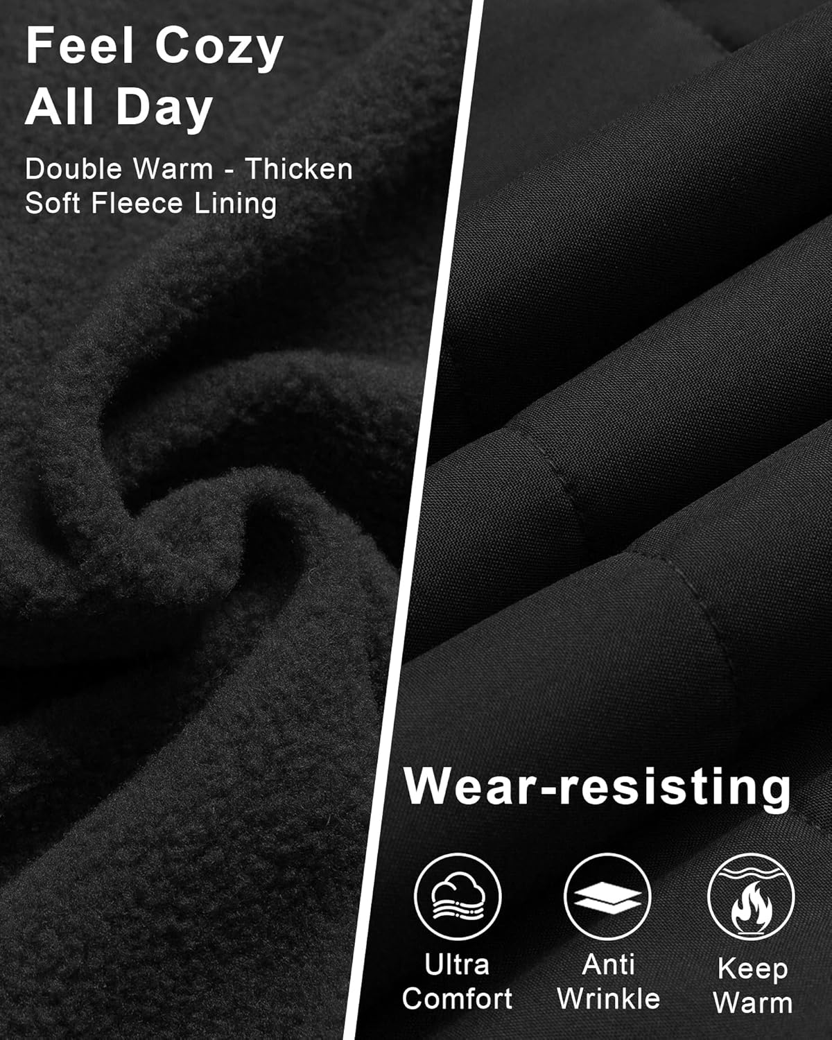 CREATMO US Women's Plus Size Winter Coats Long Puffer Jacket Fleece Lined Parka Removable Fur Hood Available in 1X To 5X - Image 4