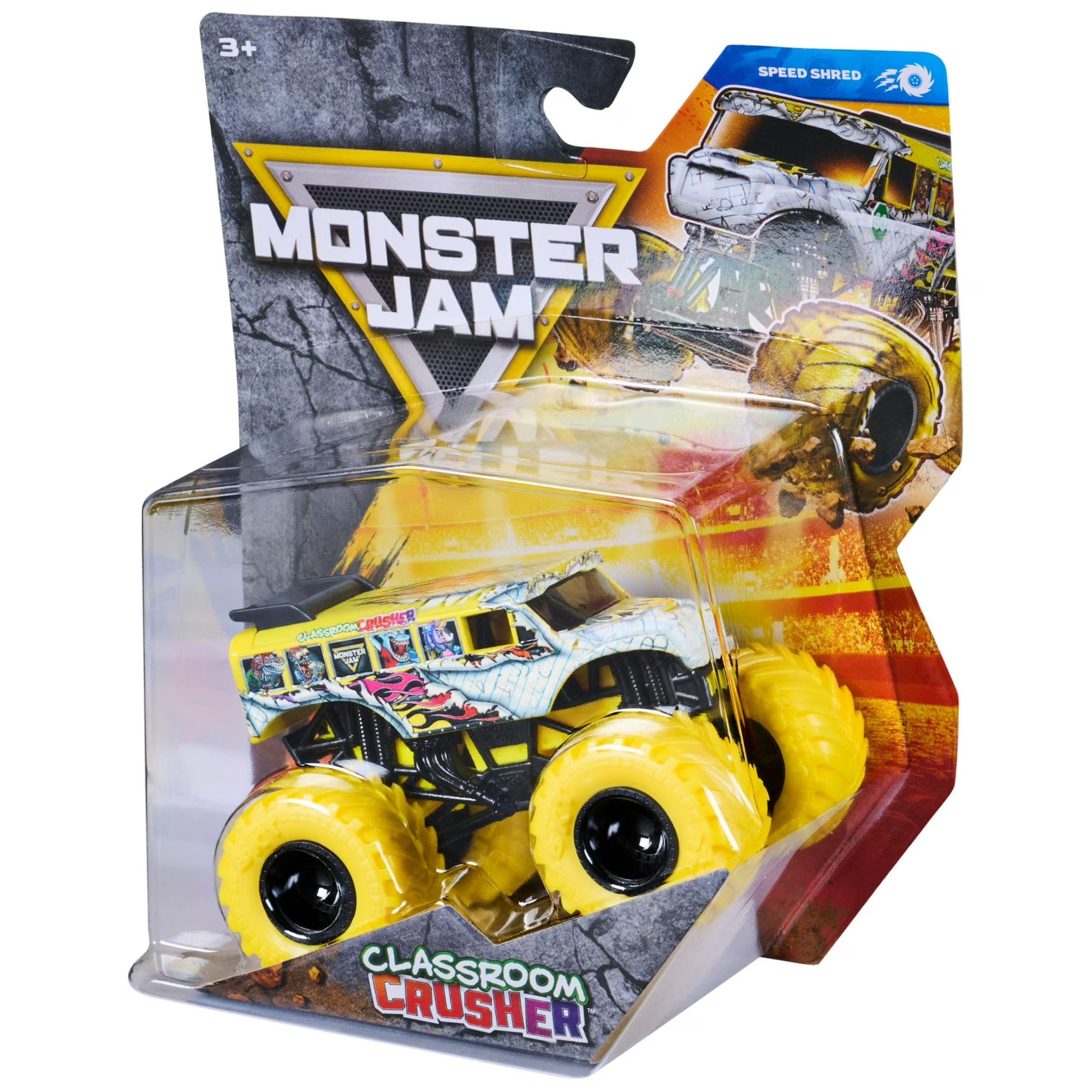 Monster Jam 2026 Official 1:64 Diecast Truck Series 46 Speed Shred