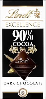 25 Mediterranean Diet Dessert Recipes That Are Surprisingly Healthy 147 Lindt EXCELLENCE 90% Cocoa Dark Chocolate Candy Bar, Dark Chocolate, 3.5...