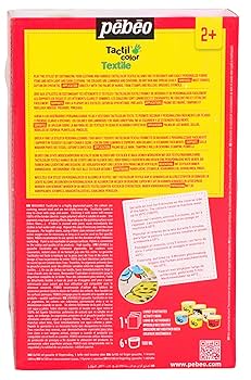 Amazon.co.jp: ぺべオ フィンガーペイント布用100MLx6