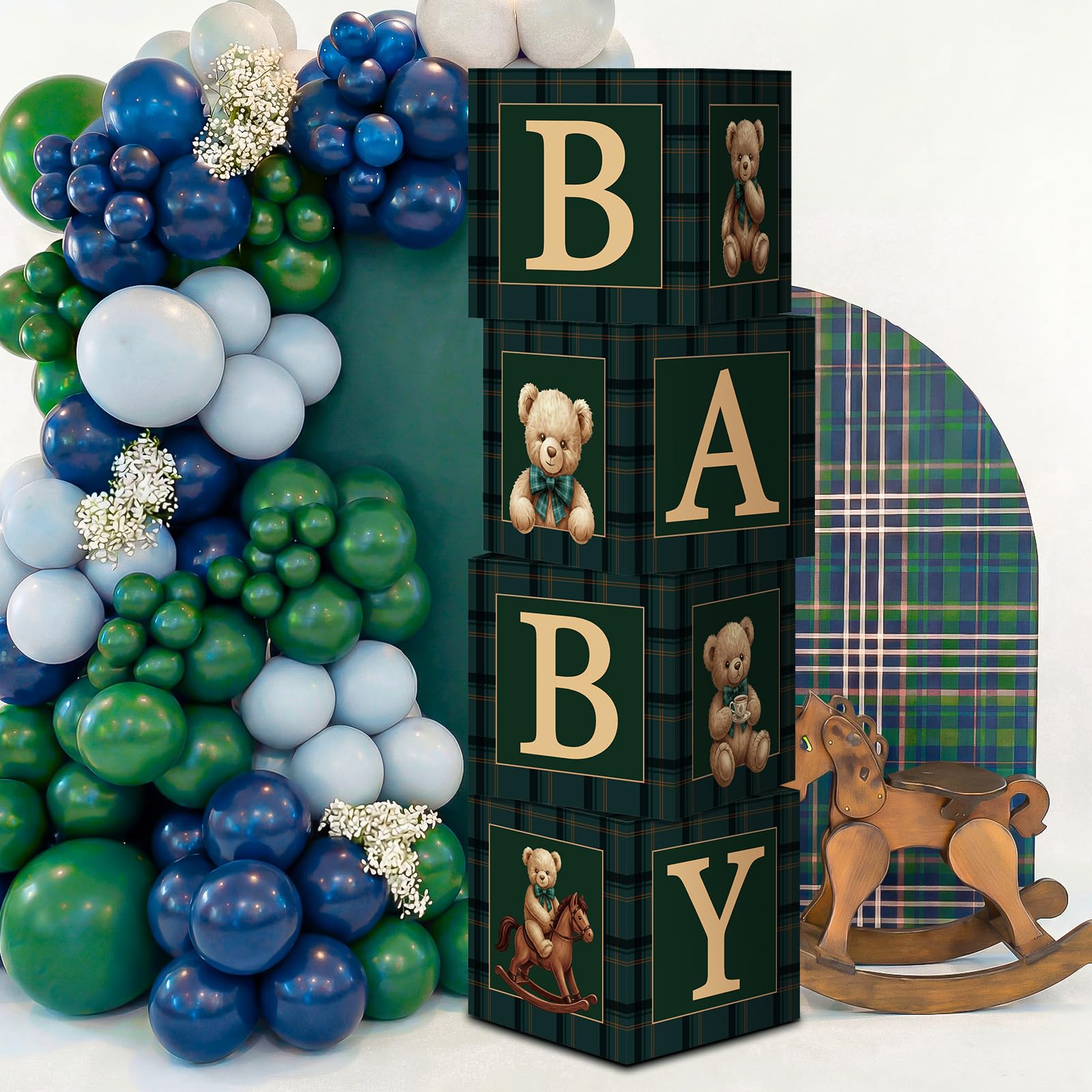 Photo 1 of Sosation Bear Baby Shower Decoration Set