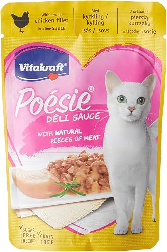 Aliments humides pour Chat VITAKRAFT Cat VISTAKRAFT Cat 85G SASZ POIE KURA Deli 