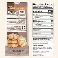 Vista 2 de Galletas de mantequilla mexicanas, 3.6 onzas (paquete de 3), hechas con mantequilla real e ingredientes simples por La Monarca Bakery