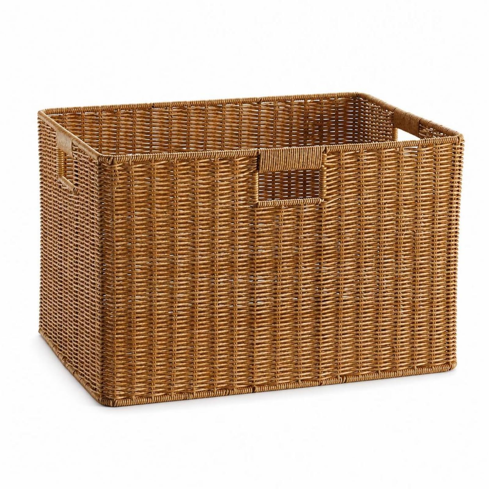 Cesta con Tejida Caja Organizadora