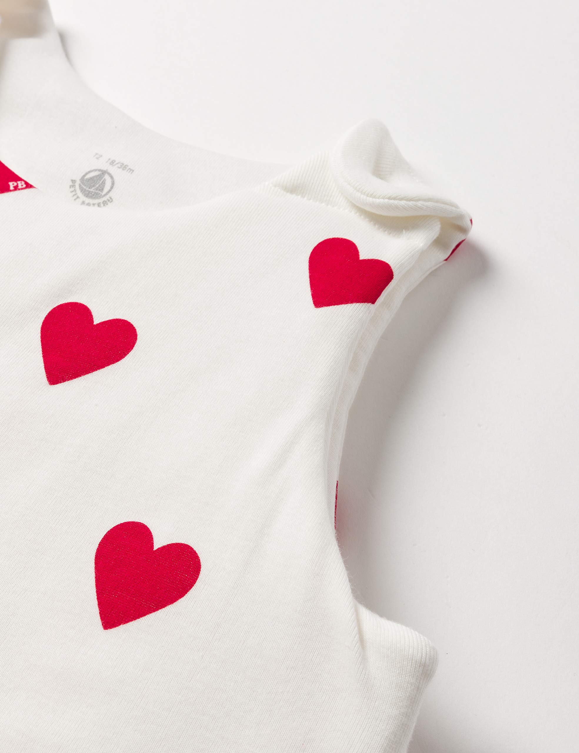 Petit Bateau A0BTS Śpiwór Bez Rękawów, Marshmallow/Terkuit, 6-18 Mois Unisex-Bimbi, Marshmallow/Terkuit, 6-18 mesi