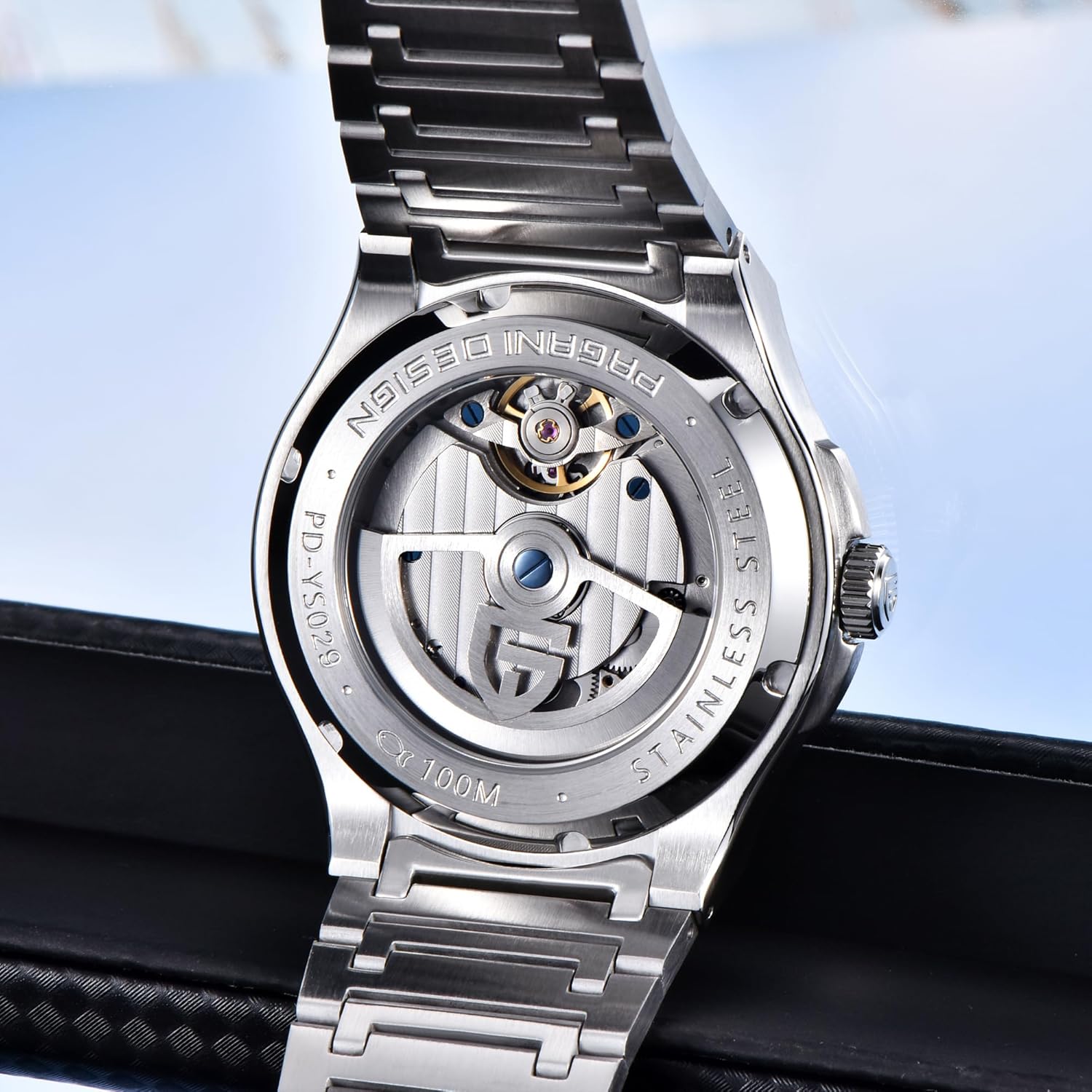 RollsTimi Pagani Design PD-YS029 New Men's Automatic Watch Stainless Steel Mechanical Wrist Watch for Men
