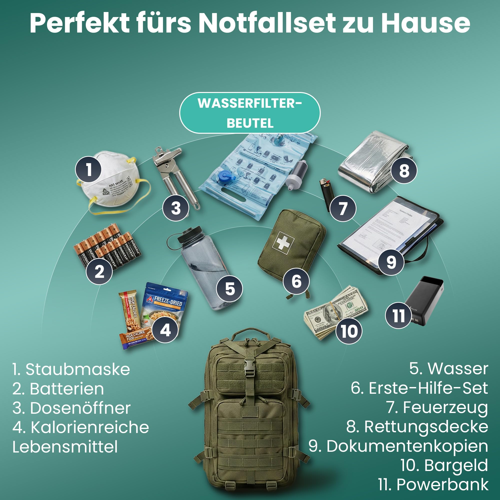 Extralink Filtre à Eau Gravité Poche 10L Membrane UF 0,01µm Camping Survie