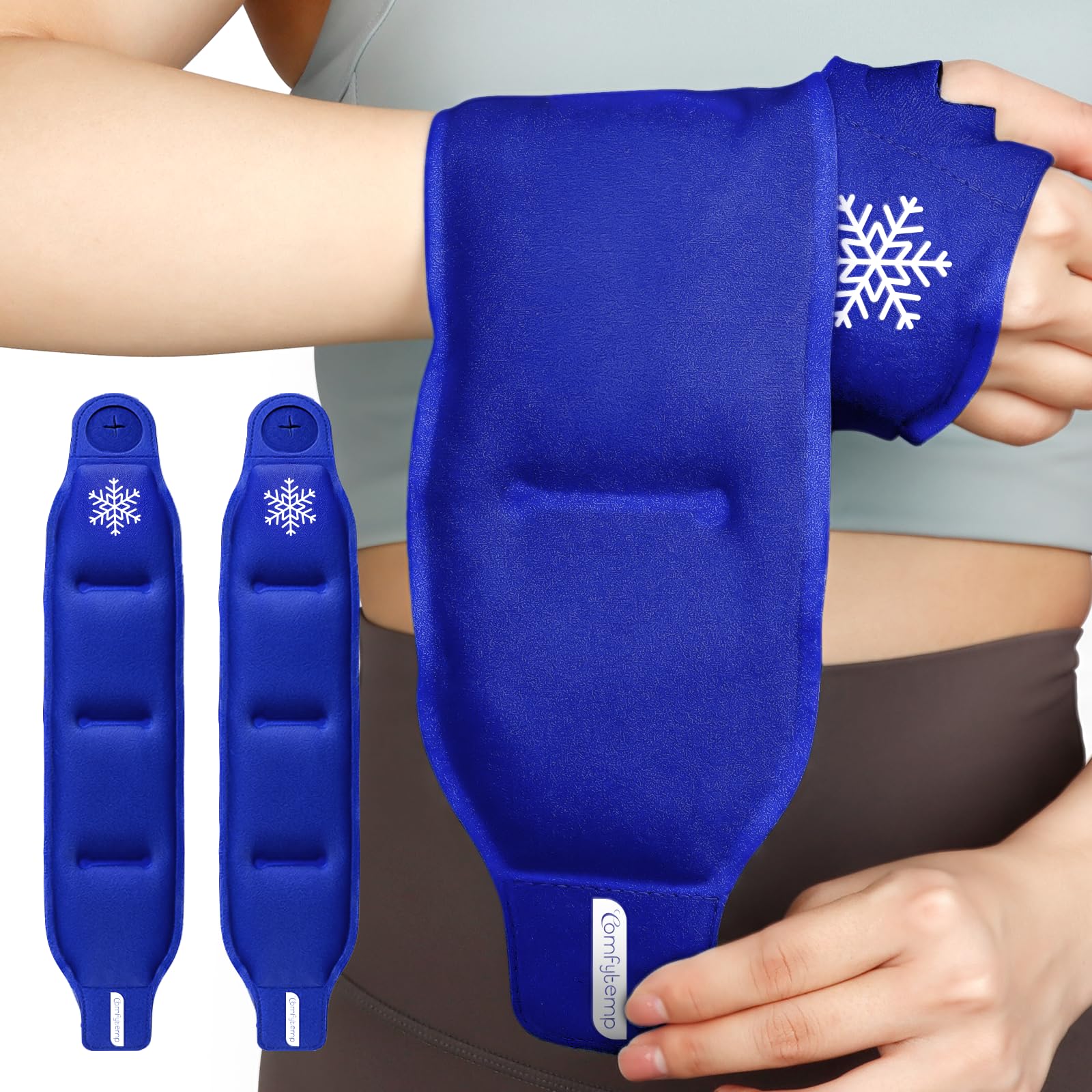 Comfytemp Wrist Ice Pack Wrap Carpal Tunnel Relief Wrist Brace, 2 Packs — Amazon image 17