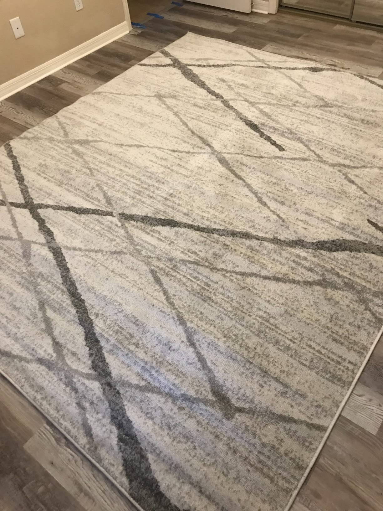 39/mo Finance nuLOOM Thigpen Contemporary Area Rug, 10' x 13', Grey