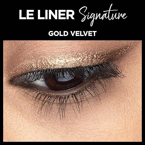 Miniatura 5 de L'Oreal Paris Makeup Le Liner Signature - Delineador de ojos mecánico, fácil de deslizar, resistente a las manchas, color atrevido, larga duración,