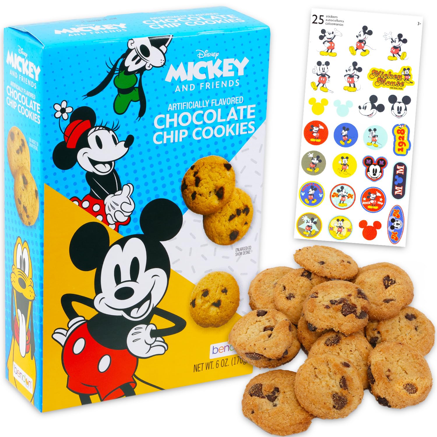 Mickey Mouse Biscoitos de Chocolate Snack Box (170 g) – Pacote de