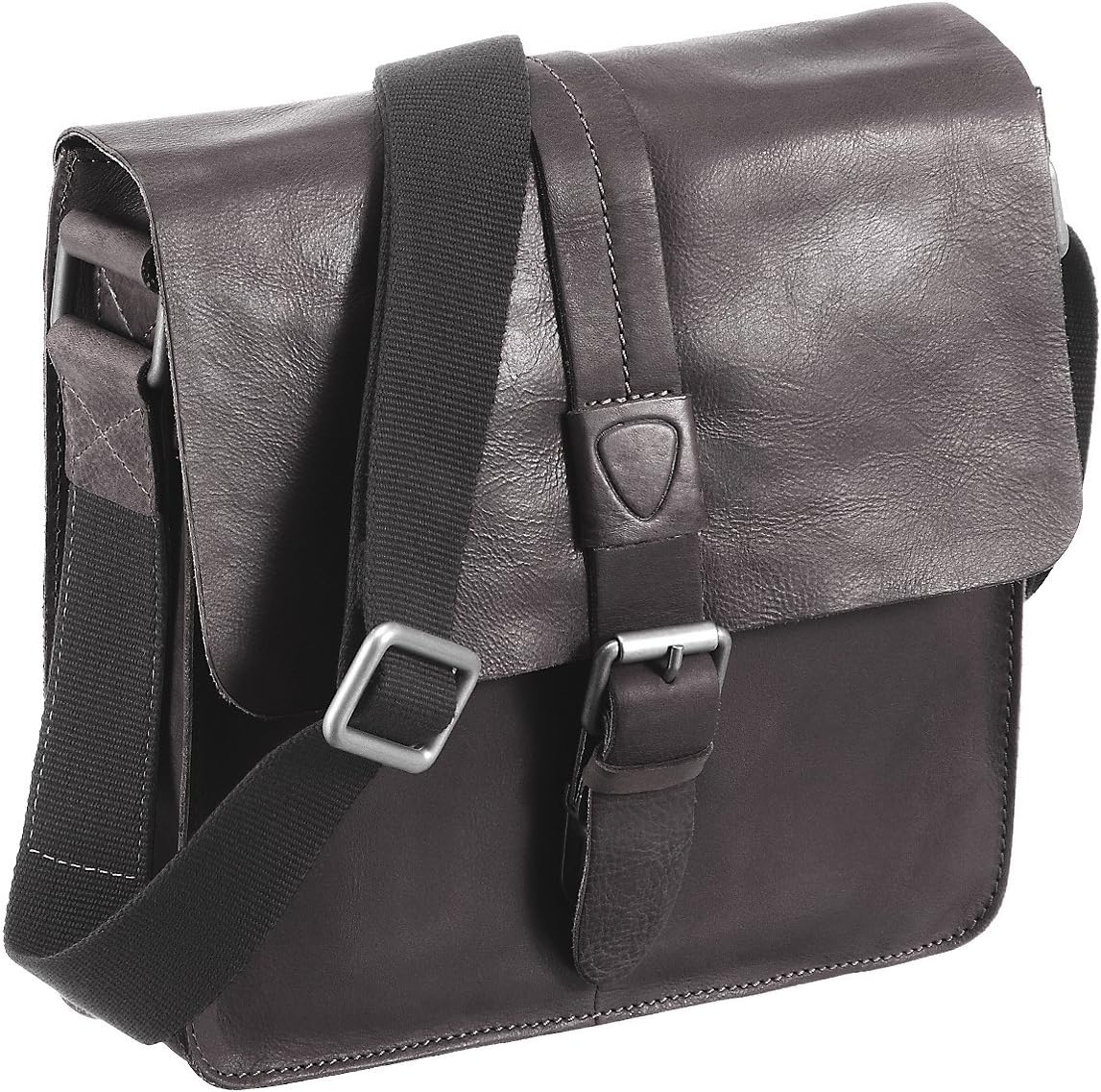 Strellson Blake Shoulder Bag Leather 25 cm darkgrey
