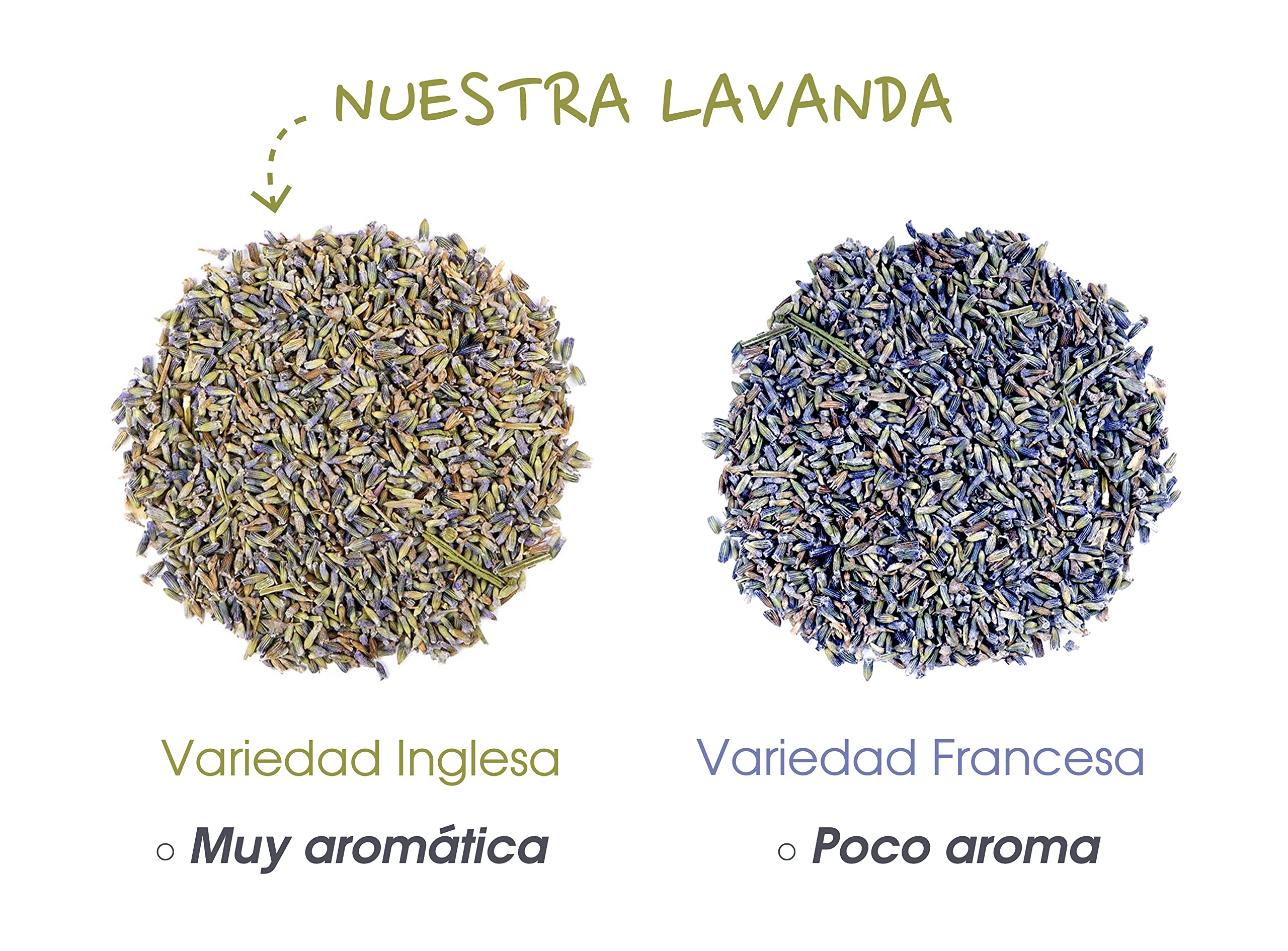 Lavanda Seca Natural 200 GR - Flores Secas Lavanda - Lavanda - Flor de Lavanda Seca Natural para Ambientador, Aceite Esencial, Jabones, Cosméticos, Velas…