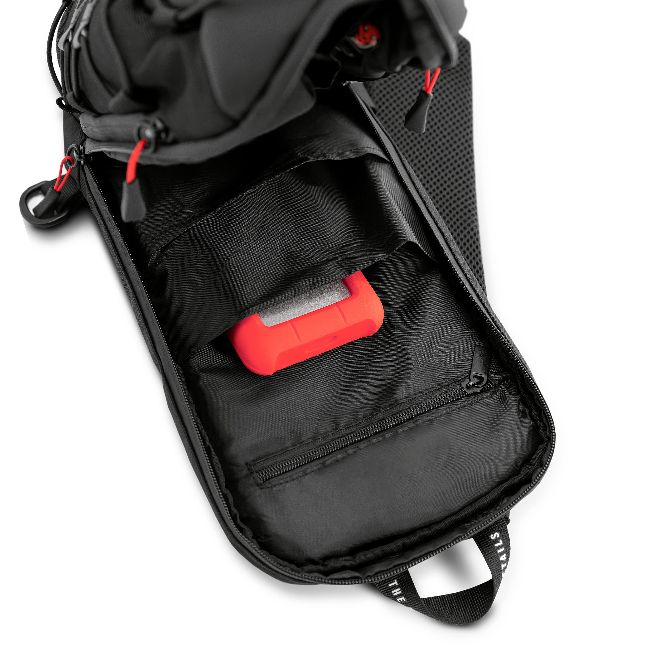 Diablo Umhängetasche Schulterrucksack Brusttasche USB-Anschluss Anti-Diebstahl Zahlenschloss für Reißverschluss 11 Taschen Wasserdicht