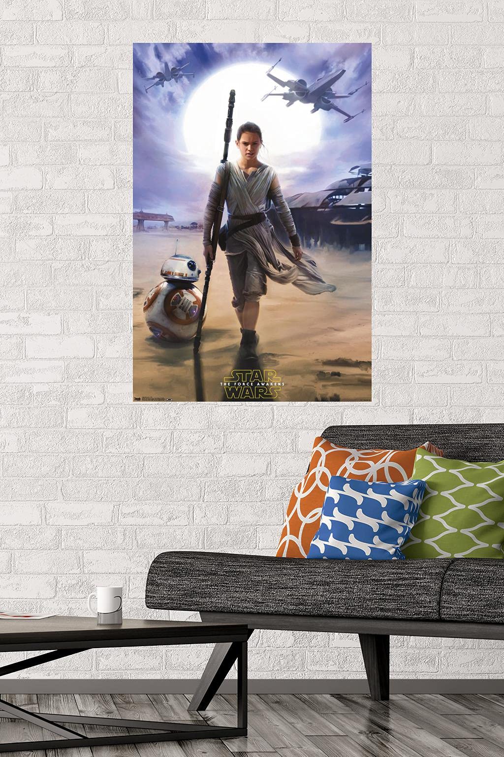 Amazon.co.jp: トレンド国際Star Wars The Force Awakens Rey 22.375