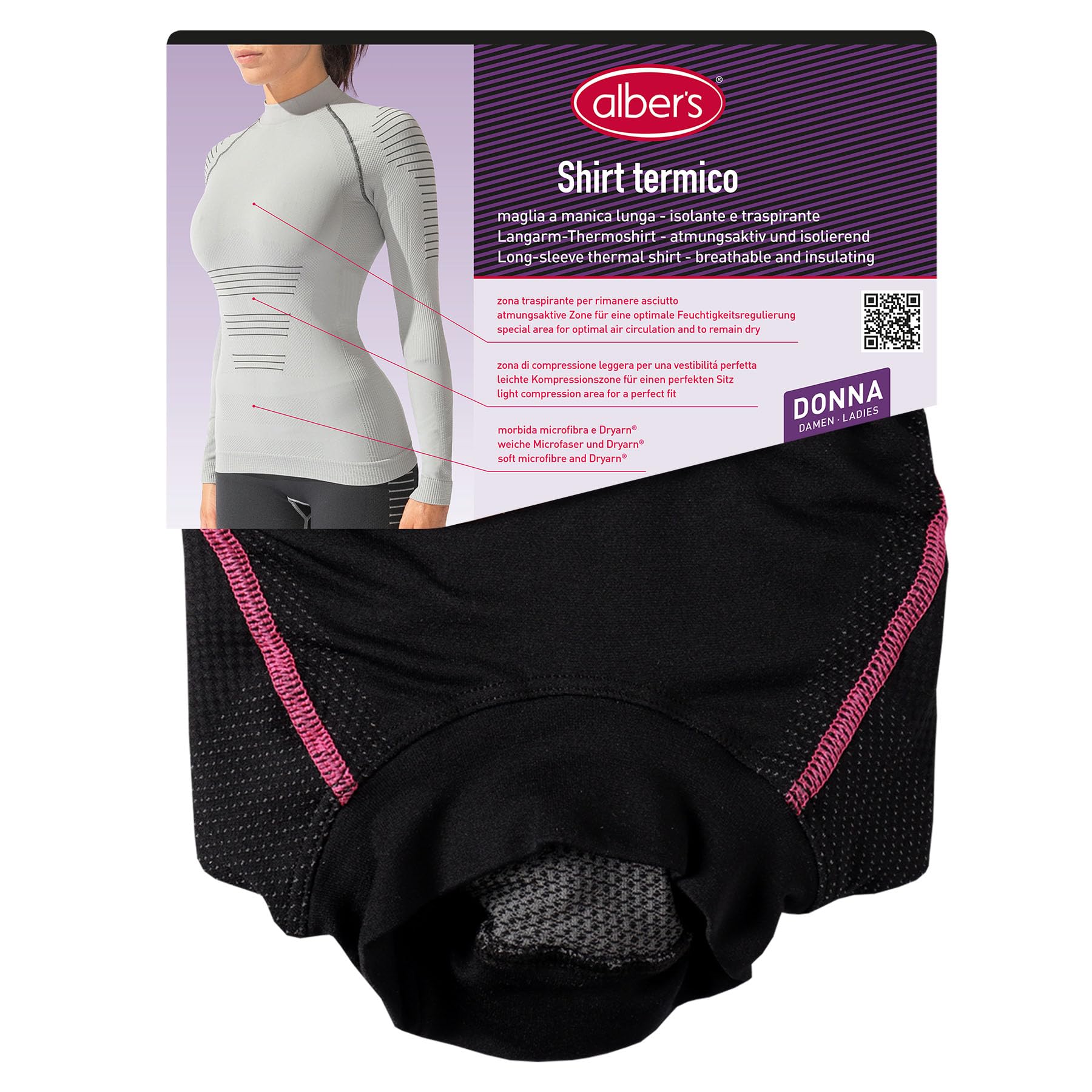 alber's Shirt Termico - Donna Microfibra
