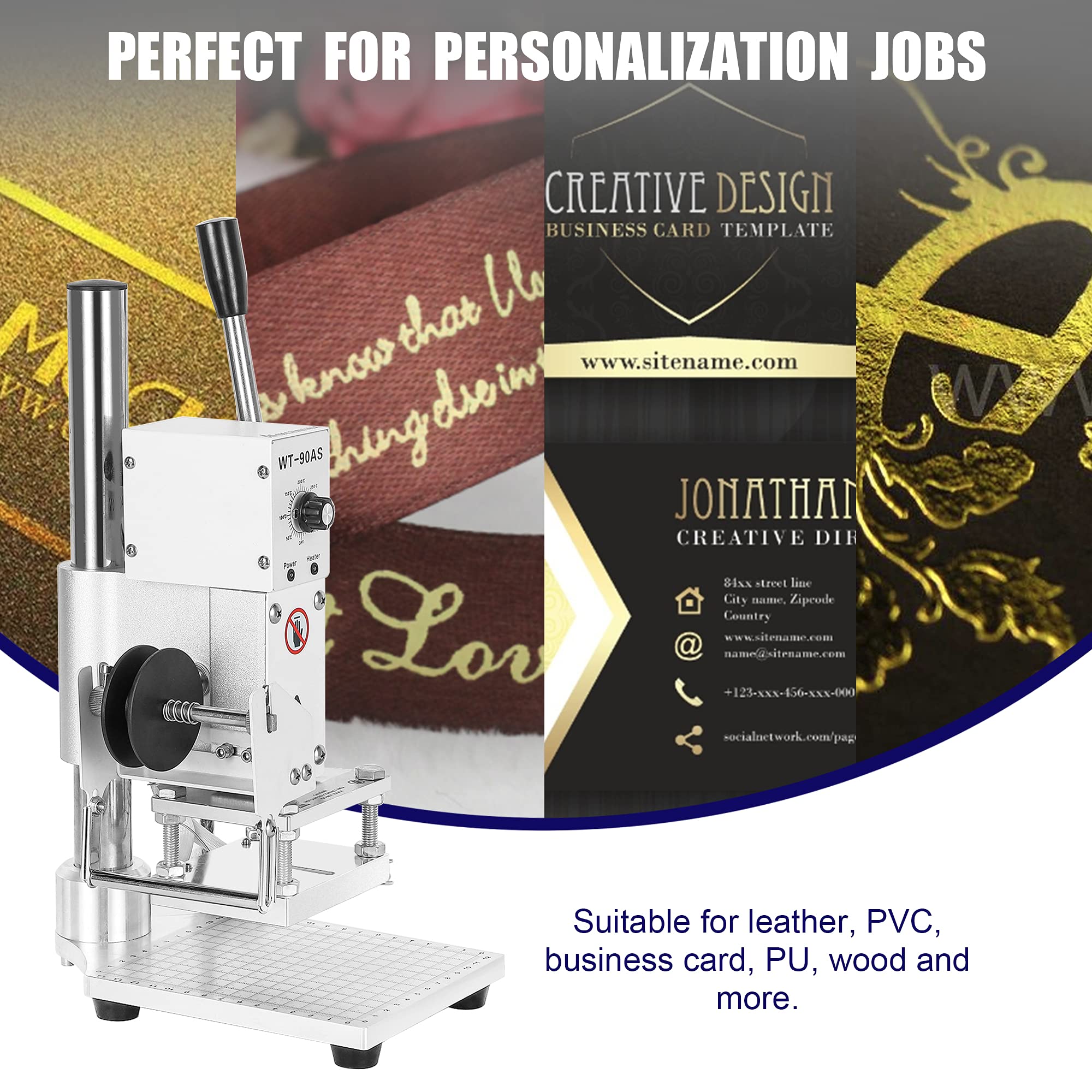 Buy BAOSHISHAN Hot Foil Stamping Machine Leather Embossing Machine