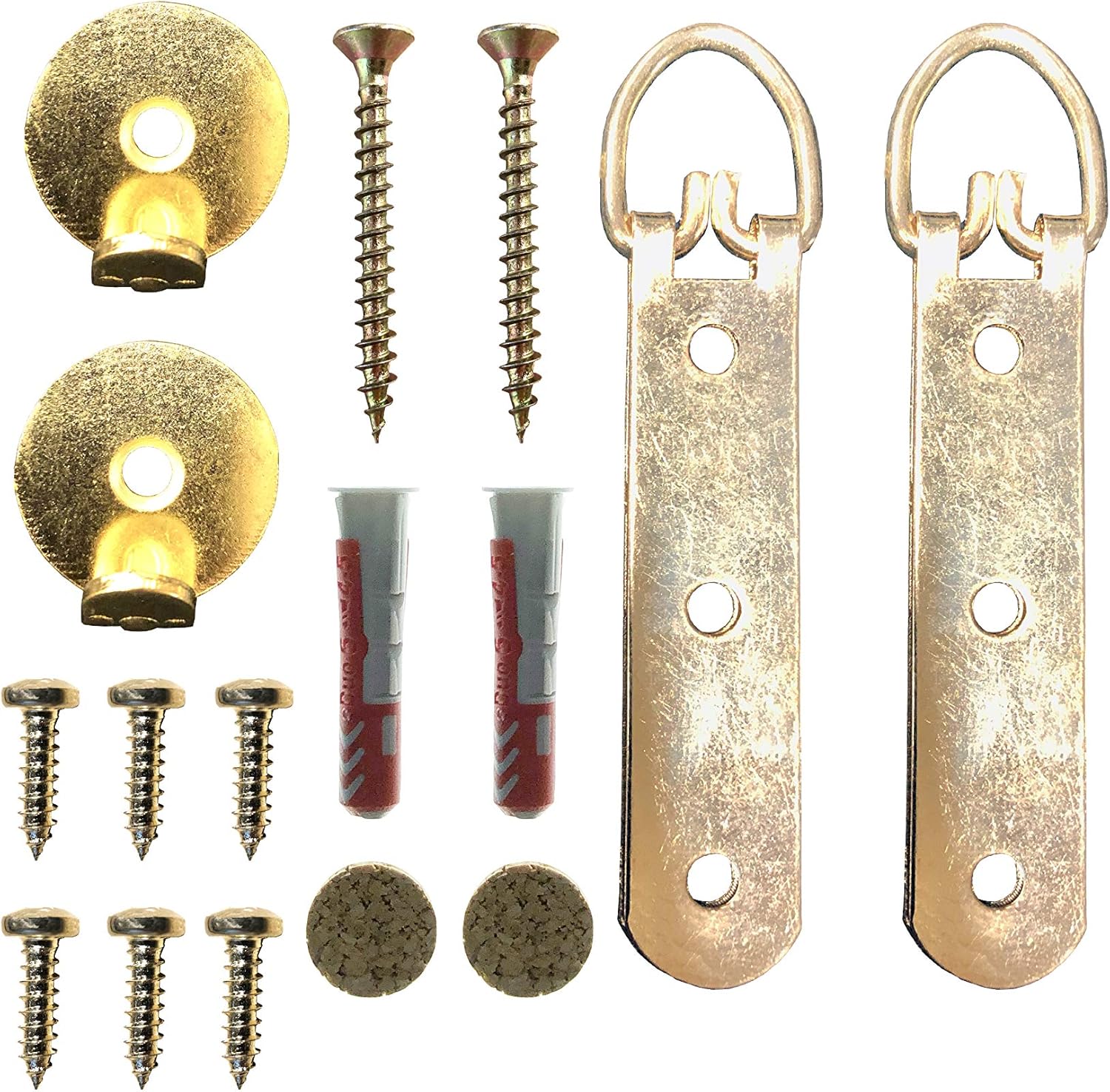 Picture, Mirror and Frame Hanging kit for plasterboard, Brick