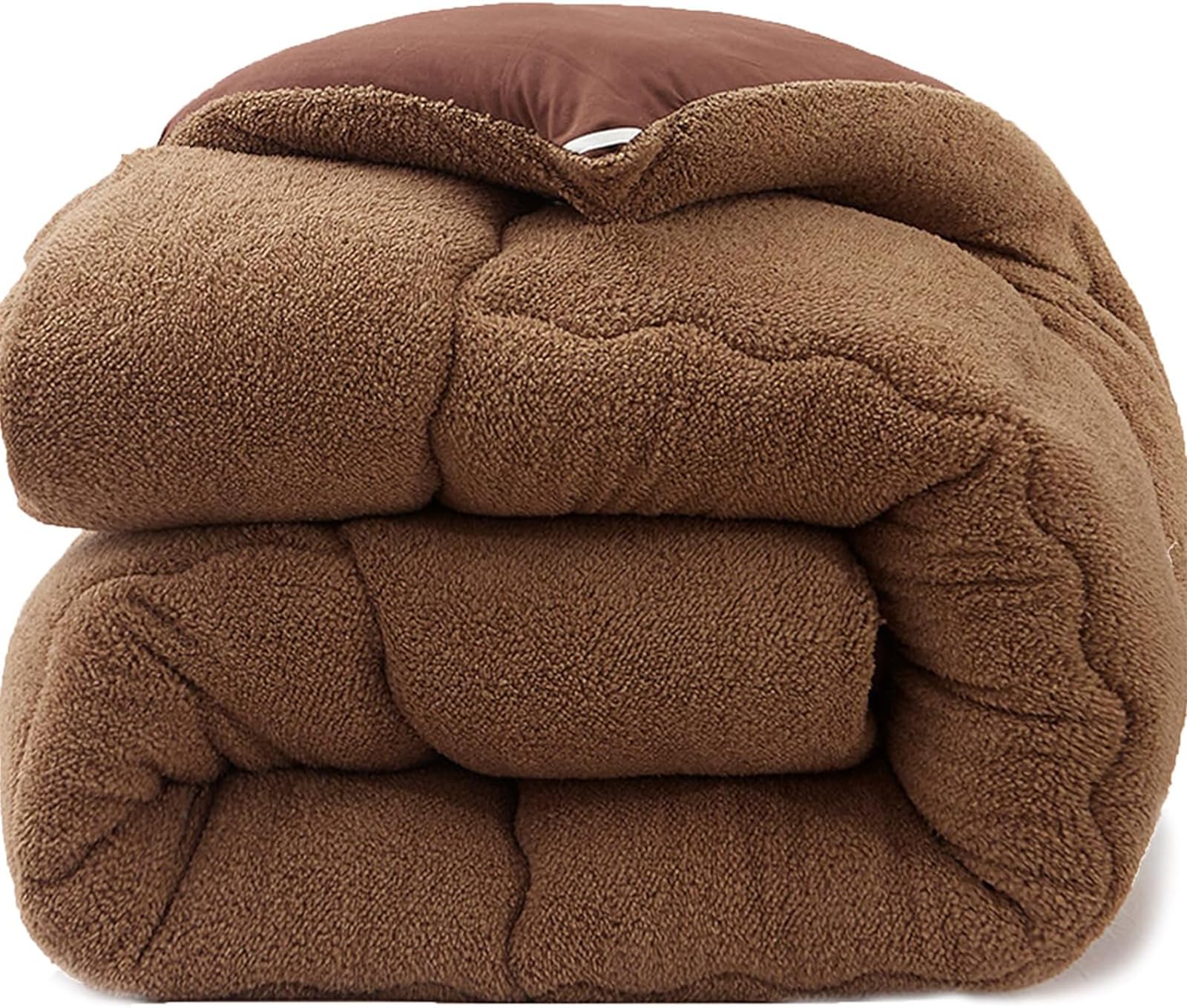 ZTGL Edredón Nórdico De Invierno, Edredón de Borreguito, Otoño E Invierno Edredón De Felpa Gruesa Cálida, Reversible, Manta Cama Matrimonio y Sofá de Invierno, Cálida y Suave,B,120x150cm(1kg)