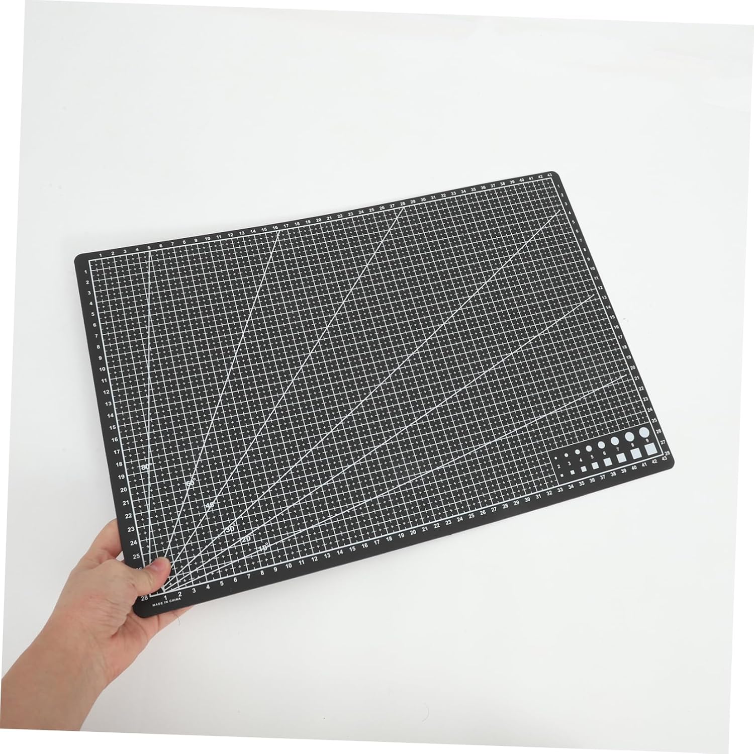 Dual Sided Cutting Mat Nonslip Plastic Crafting Board for Sewing Quilting Projects Durable Reliable and Versatile Mat for Scrapbooking and Handcrafts